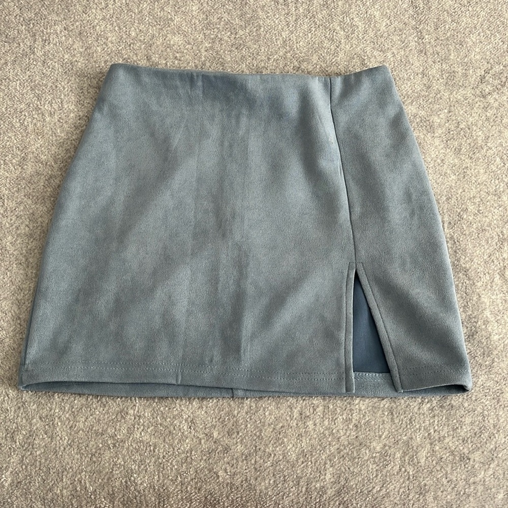 Fashionnova light blue skirt